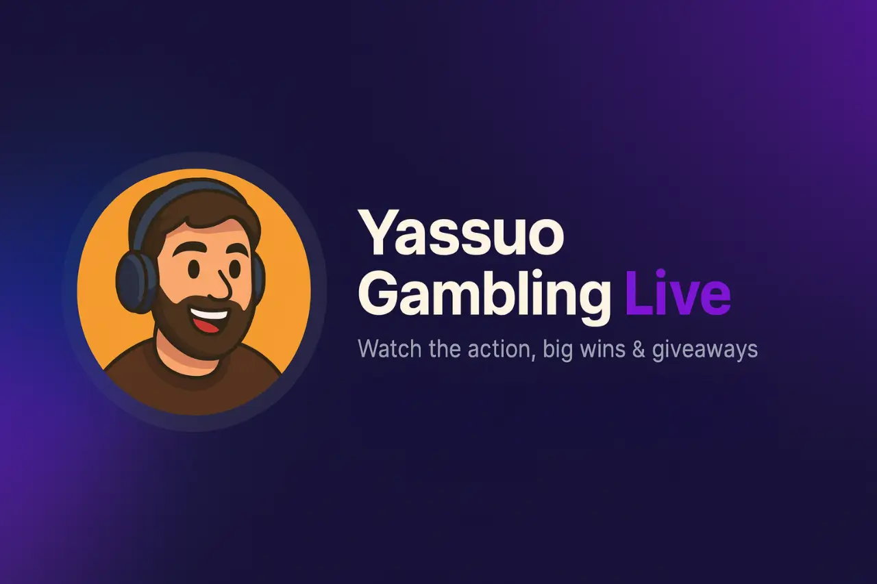 Yassuo reaccionando durante uno de sus streams de gambling
