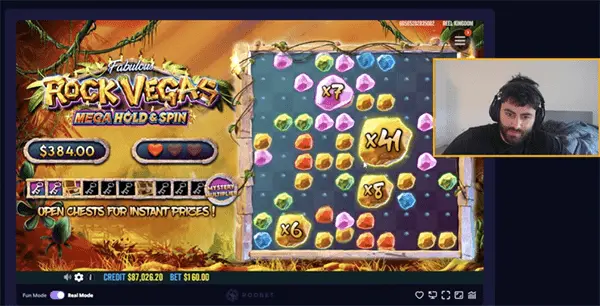 Screenshot of Yassuo's big win on a slot